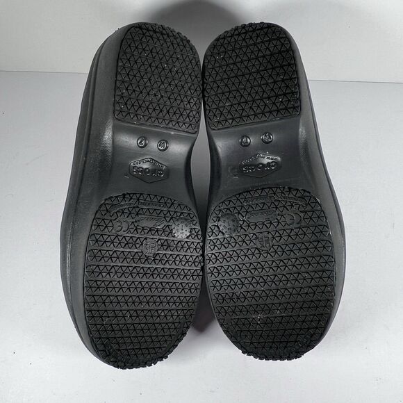 Crocs Neria Pro II Black Slip On Work Clogs Slip Resistant Women's Size 7 - Picture 7 of 8